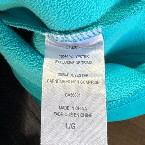 O'Neill Jacket Womens L Blue Full Zip Hooded Pockets Surf Skater Retro Y2K - Picture 6 of 8